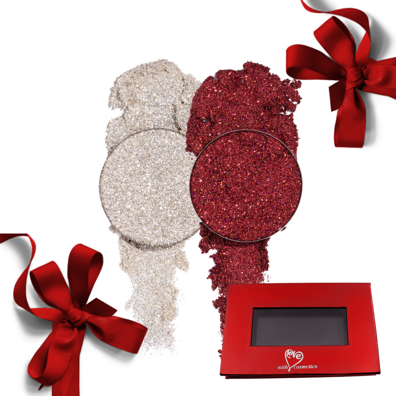 LIMITED EDITION Christmas Pressed Glitter Duos