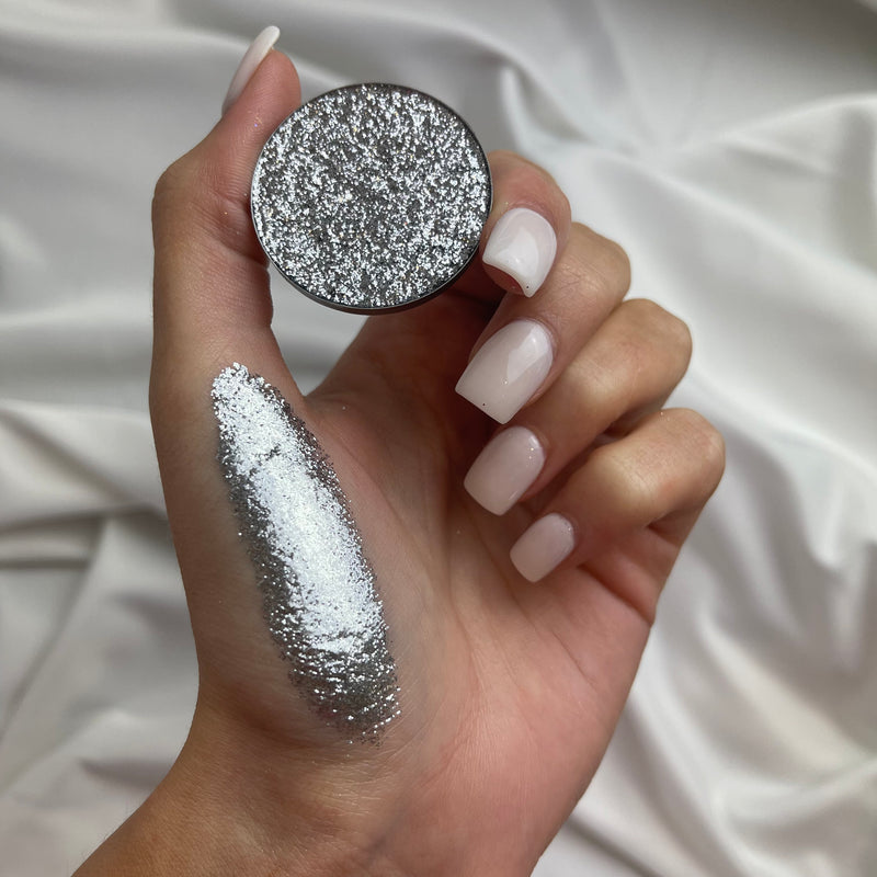 Silver Sparks Pressed Glitter