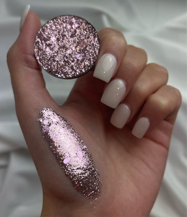 Baby Pink Crushed Diamonds Pressed Glitter